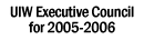 UIW Executive Council 2005-2006